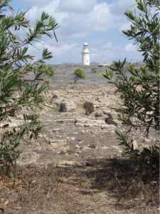 Der alte Leuchtturm von Paphos.