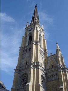 Die Marienkirche in Novi Sad, neogotisch.