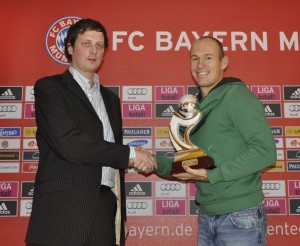 Gleich in seiner ersten Spielzeit in der Bundesliga wurde Arjen Robben zum news.de-Star der Saison.