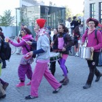 Ein bisschen Flashmob, ein bisschen Loveparade: Das ist dann wohl die neue Protestkultur.