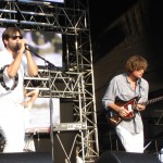 Die Shout Out Louds sahen aus, als wollen sie nach Italien in den Urlaub.