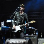 Jamie T hatte sich passend zum Auftritt in Ferropolis eine Schweißerbrille besorgt.