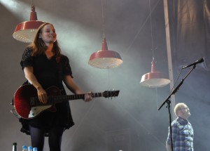 Wir sind Helden stellten die ersten Stücke vom neuen Album vor.