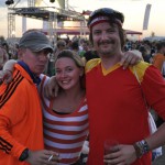 Modetrend beim Highfield 2010: Streifen.