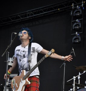 NOFX Fat Mike von NOFX erwies sich als ewiger Teenager. Und Fan von The Sounds.