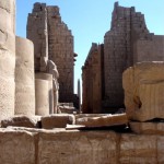 Im Karnak-Tempel.