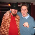 Die Stargäste: Justin Timberlake (jetzt mit Hut) und Ethan Hawke (jetzt mit Brille).