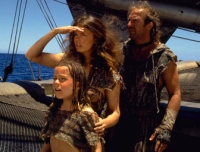 Waterworld In einer Welt, die nur aus Wasser besteht, sind die Menschen auf der Suche nach dem sagenhaften Dryland.