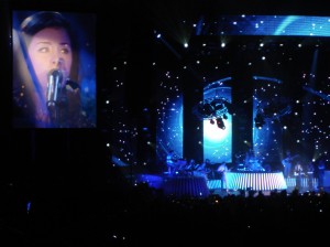 Mit der tollen Lichtshow sorgte Lena für viel Atmosphäre.