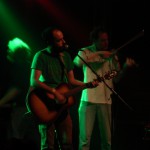 Sänger Greg Jamie und der peinlichste Mann des Abends: Geiger Bob Pycior.