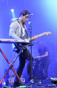 Multitasking war beim Melt-Festival schwer angesagt. Auch bei Thom Powers.