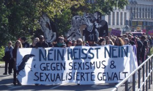 Slutwalk Leipzig Nein heißt Nein - das ist das Motto der Slutwalk-Bewegung.