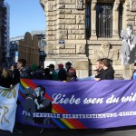 Gegen Diskriminierung, gegen sexuelle Gewalt - da machten diverse Gruppen mit.
