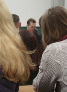 Clemens Meyer HTWK Abgründe im Klassenraum: Clemens Meyer liest an der HTWK.