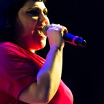 Beth Ditto von Gossip - die Damenbinde ist nicht im Bild. Foto: Melt-Festival/Stephan Flad
