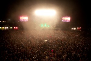 Dieses neuartige Naturphänomen nennt sich Beatsteaks-Corona. Foto: FKP Scorpio/Christoph Eisenmenger