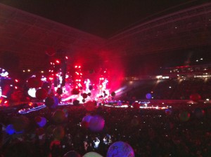 Coldplay in Leipzig Luftballons, Konfetti, Feuerwerk: Fürs Auge wurde in Leipzig jede Menge geboten.