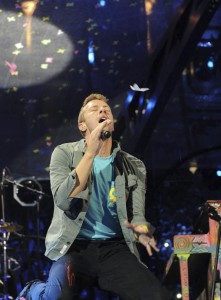 Coldplay Chris Martin (hier in Madrid in Aktion) gab auch in Leipzig alles. Foto: Emi/Juanlu Vela