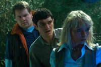 Jimmy (Matthew Horne), Fletch (James Corden) und Lotte (MyAnna Buring, von links) müssen gegen eine Horde von Vampiren kämpfen.