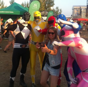 Highfield 2015 Kostüm Power Rangers